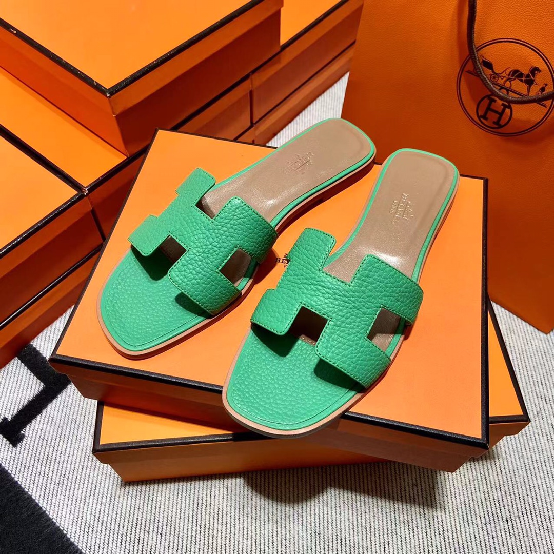 에르메스 올수공 오란 슬리퍼 샌들 토고 35